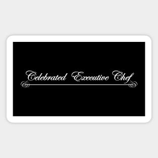 celebrated celebrity chef Magnet